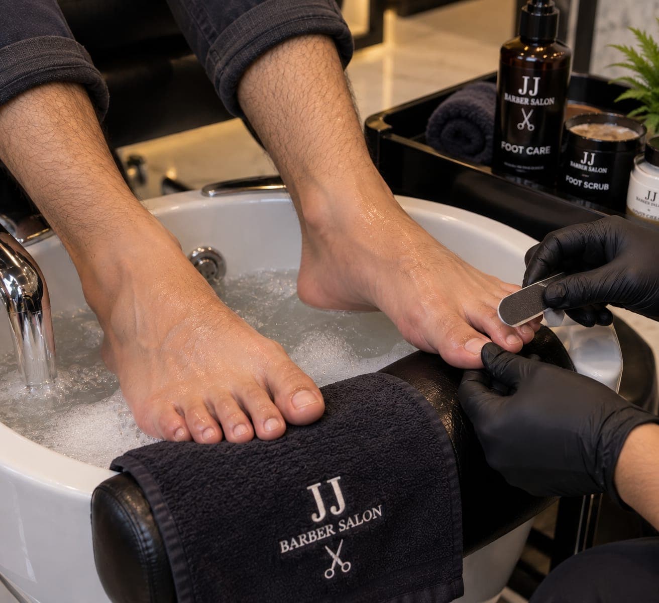 Mani Pedi - JJ Barber Shop