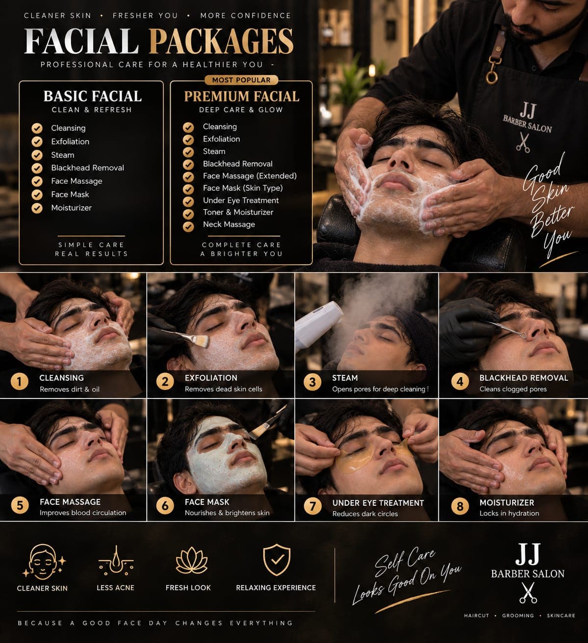 Packages - JJ Barber Shop