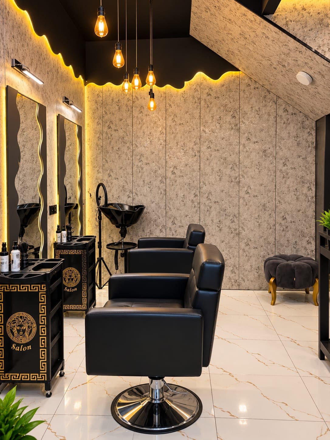 JJ Barber Shop luxury groom treatment sanctuary & vintage styling chairs - Okara
